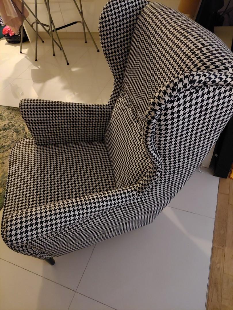 Houndstooth chair hotsell ikea