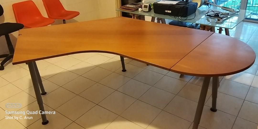 Ikea Galant Series Table, Furniture & Home Living, Furniture, Tables & Sets  On Carousell