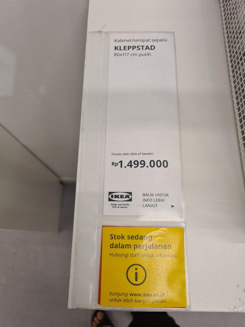 Ikea kleppstad tempat sepatu, Perabotan Rumah di Carousell