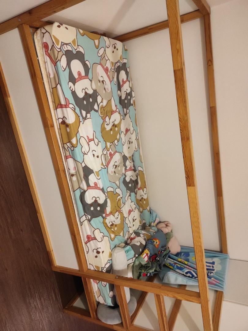 Ikea Kura reversible bunk bed, Furniture & Home Living, Furniture, Bed