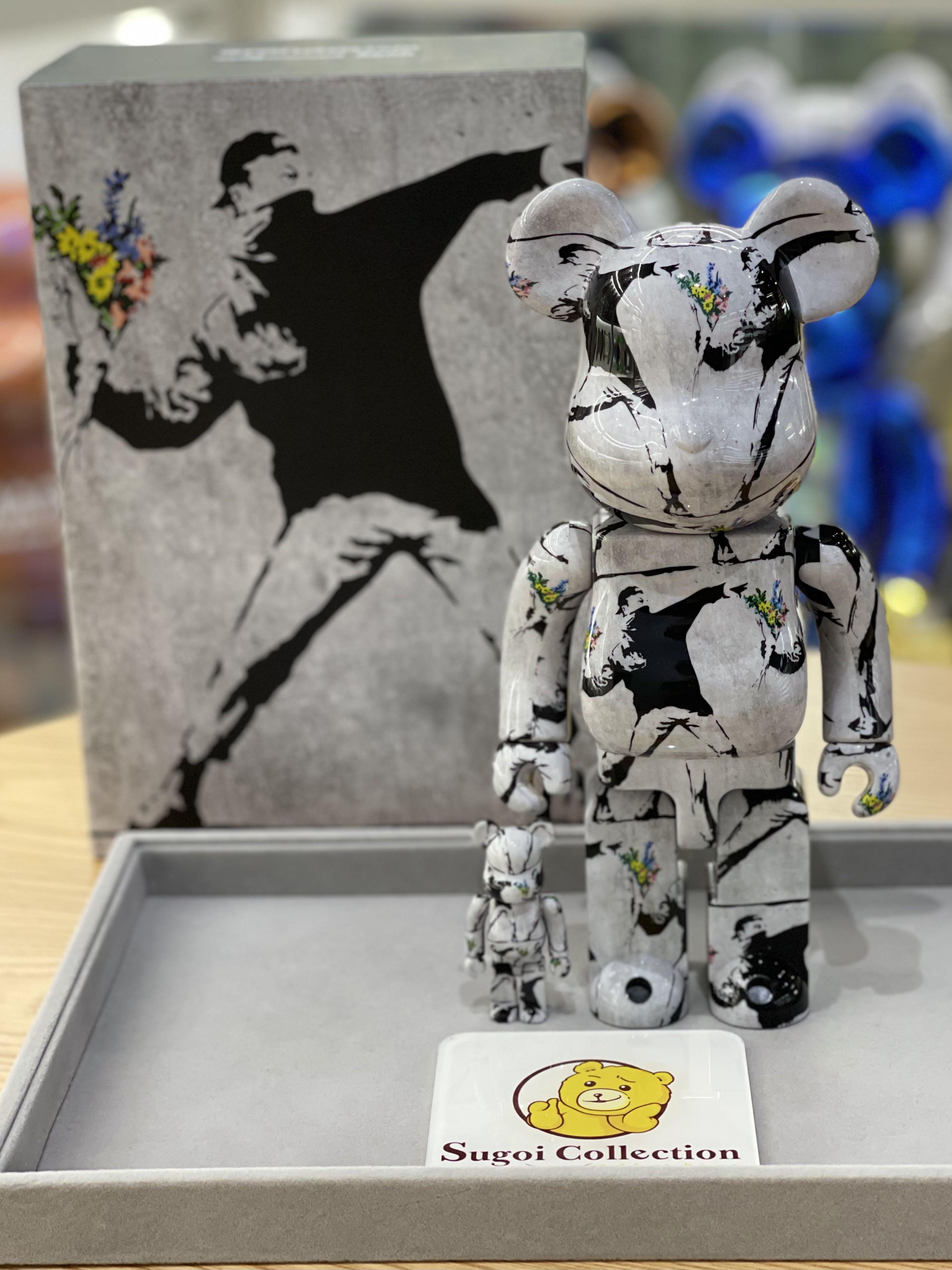 BE@RBRICK FLOWER BOMBER 100％&400％ バンクシー（BE@RBRICK