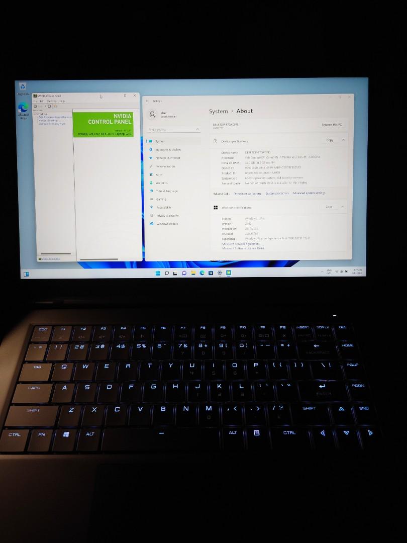 Intel NUC X15 Gaming Laptop i7/32gb/rtx3070, Computers & Tech, Laptops ...