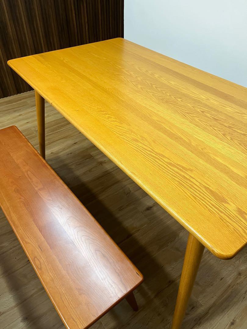 Iuiga Dining Set Bench & Table ONLY, Furniture & Home Living