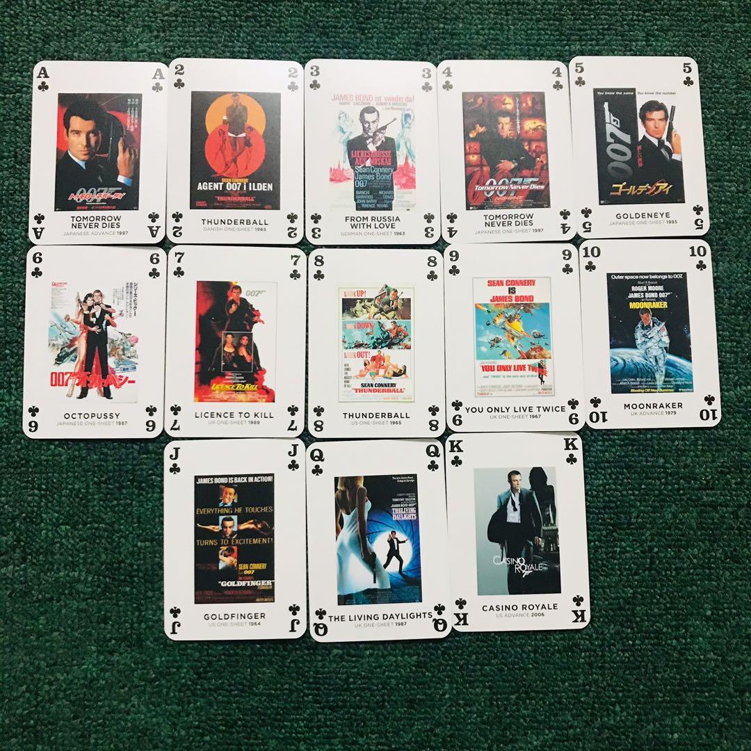 James Bond Playing Cards Movie Poster Edition, Hobbies & Toys, Toys