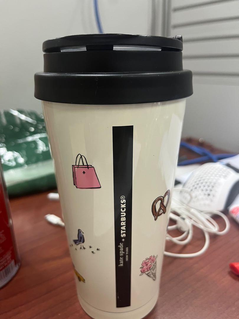 Kate Spade Starbucks Tumbler Stainless, Furniture & Home Living