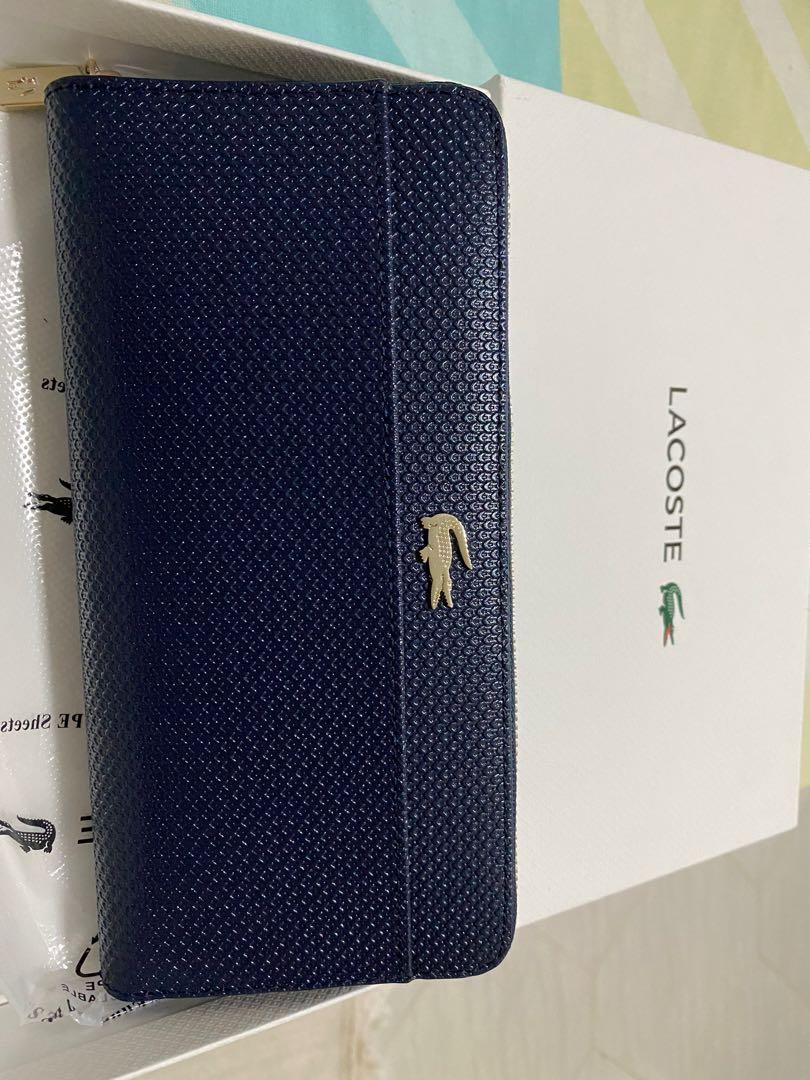 Lacoste long wallet, Women's Fashion, Bags & Wallets, Purses & Pouches