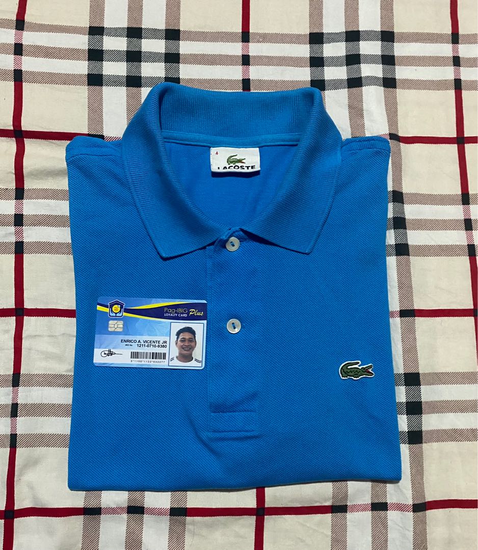 Lacoste Size 4 Medium, Men's Fashion, Tops u0026 Sets, Tshirts u0026 Polo Shirts on  Carousell