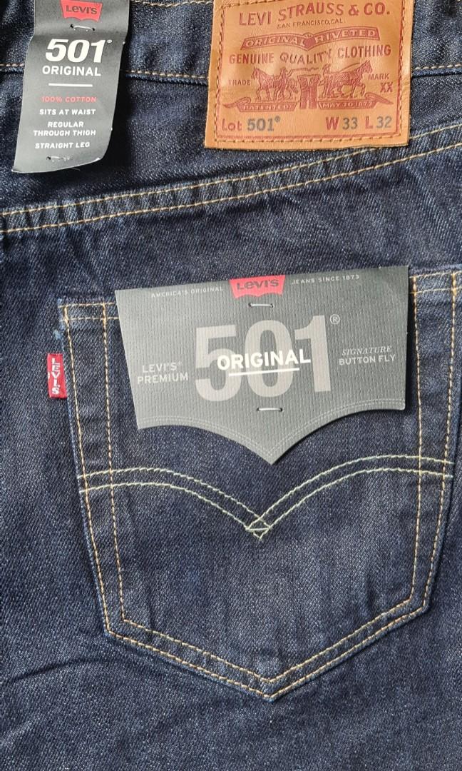 Levis 501 authentic, Men's Fashion, Bottoms, Jeans on Carousell