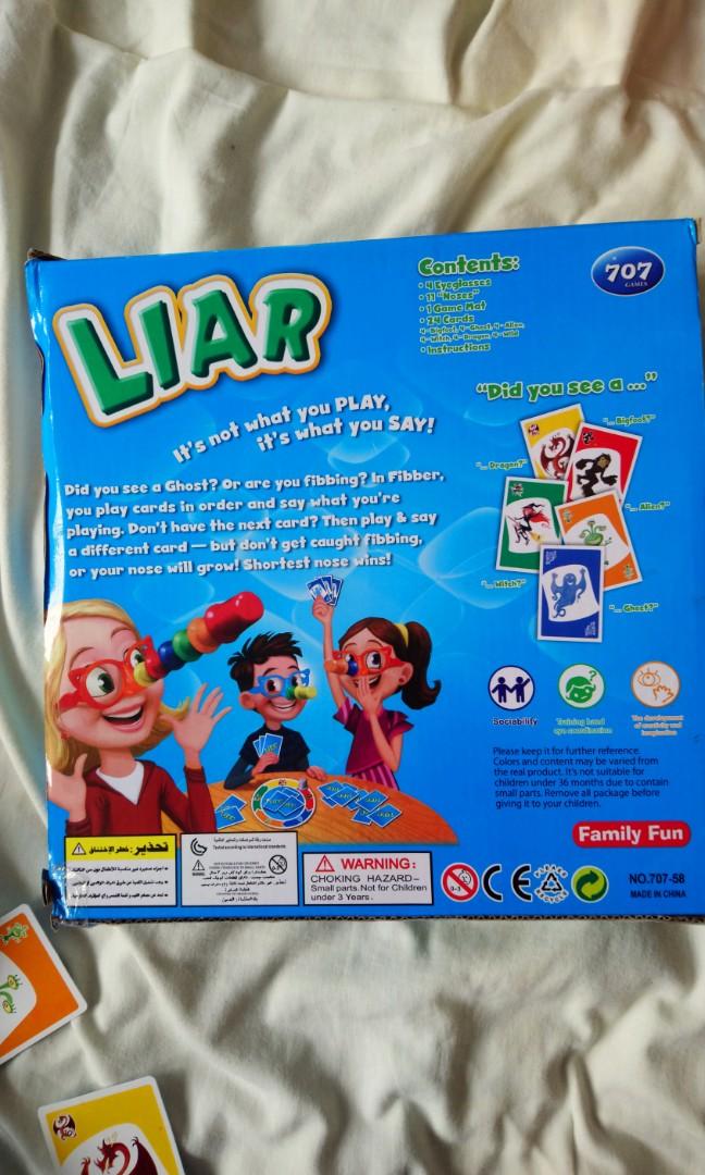 Liar 707 games, Hobbies & Toys, Toys & Games on Carousell