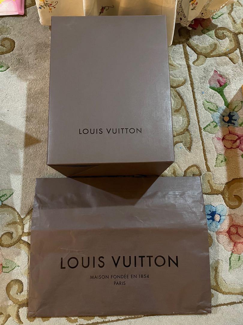 LV box and 2paper bags for sale, Luxury, Accessories on Carousell