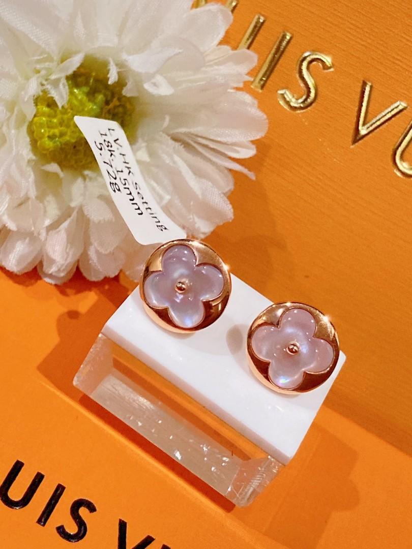 Louis Vuitton 18K Color Blossom Sun Earrings - 18K Rose Gold Stud