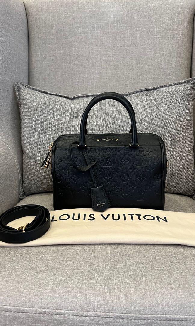 Louis Vuitton, Bags, Lv Speedy Bandouliere 25 Empreinte Turtle Dove