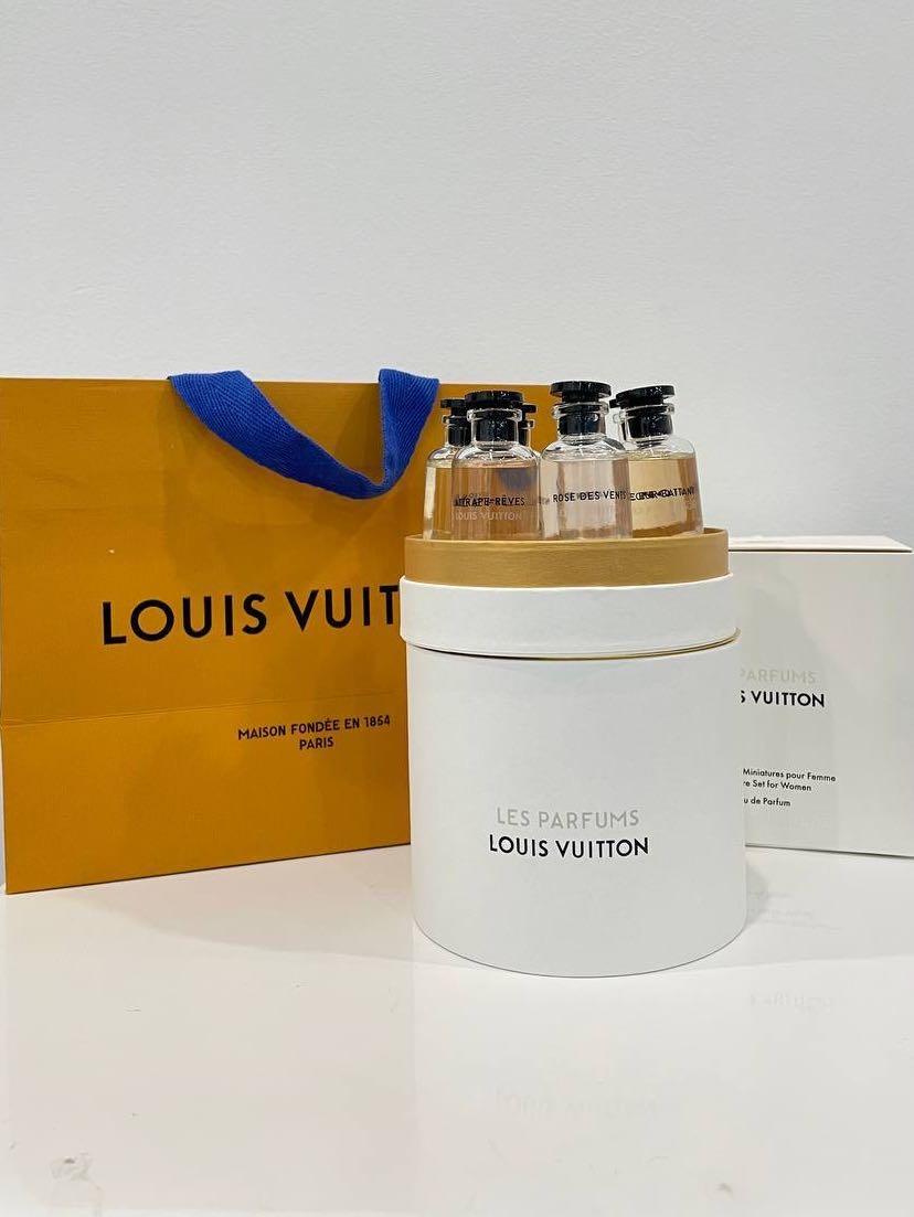 LV LOUIS VUITTON LES PARFUMS MINIATURE 7IN1 SET FOR WOMAN 7X10ML With Paper Bag
