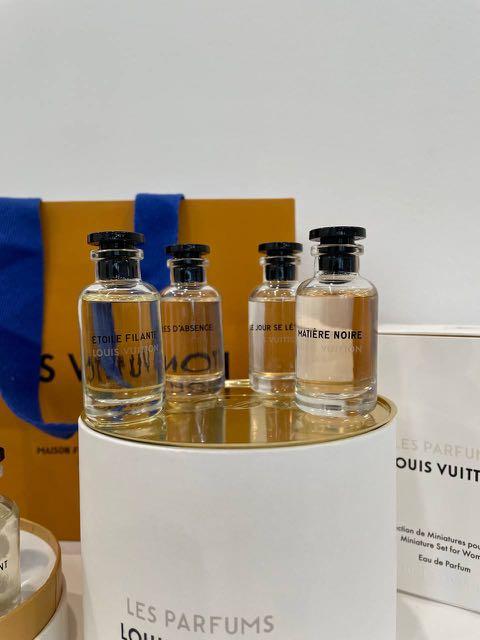 LV LOUIS VUITTON LES PARFUMS MINIATURE 7IN1 SET FOR WOMAN 7X10ML (With  Paper Bag), Beauty & Personal Care, Fragrance & Deodorants on Carousell