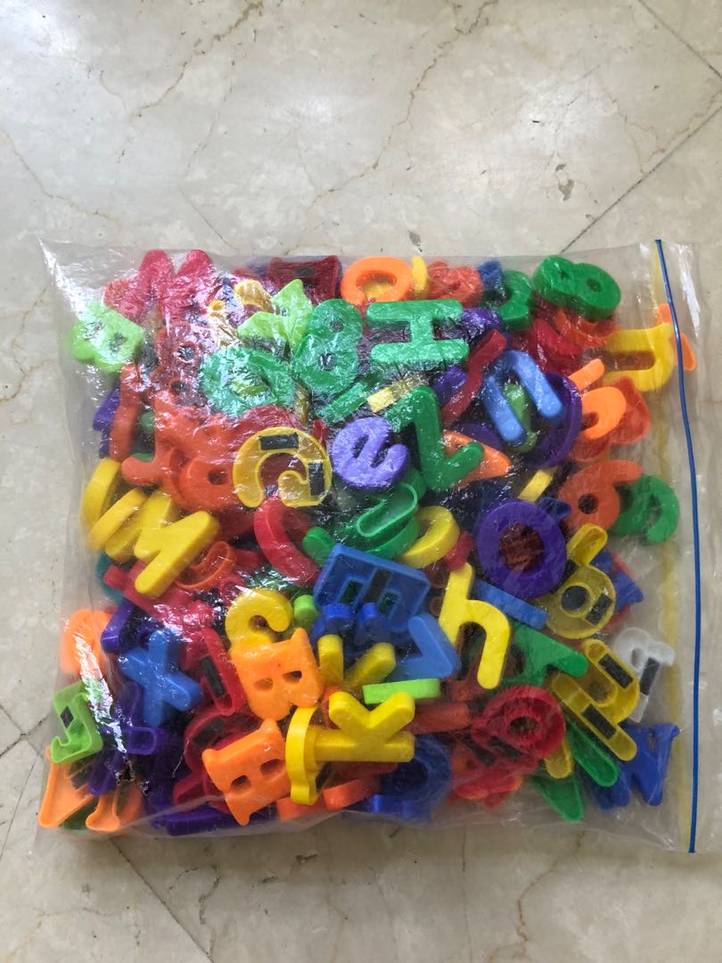 Magnet alphabets and numbers, Hobbies & Toys, Toys & Games on Carousell