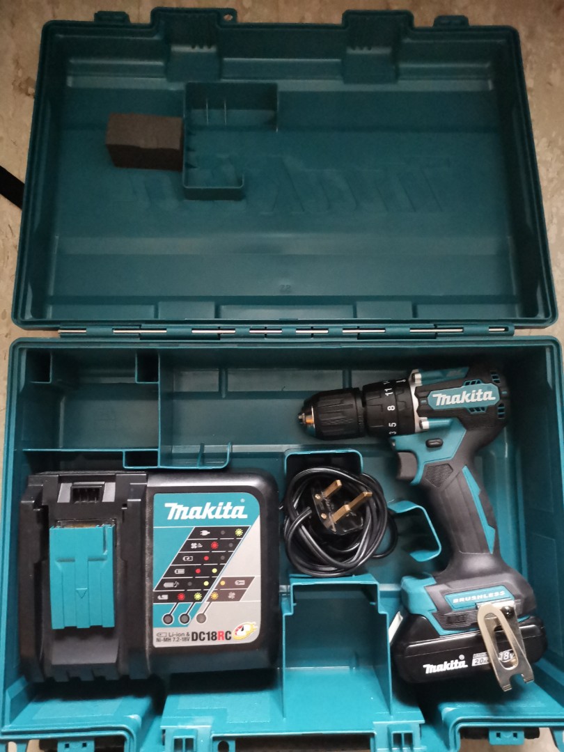 Makita Drill DHP487 sub compact, Furniture & Home Living, Home ...