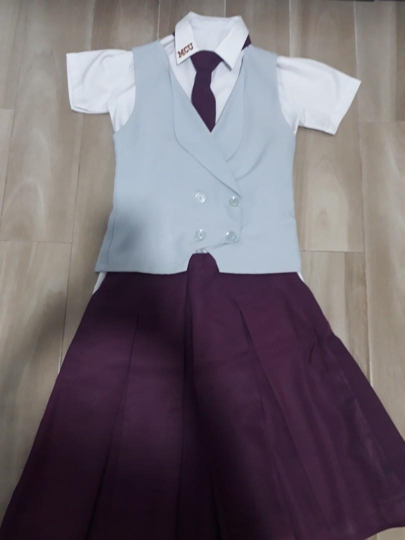 Manila Central Univeristy (MCU) Senior High School SHS Uniform, Women's Fashion, Tops, Blouses