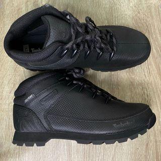 (Men US 9) NEW Timberland EURO SPRINT HIKER FOR MEN IN TECTUFF™ BLACK. Hiking. Trekking. Shoes. Boots. Military. NOT Nike. NOT Adidas