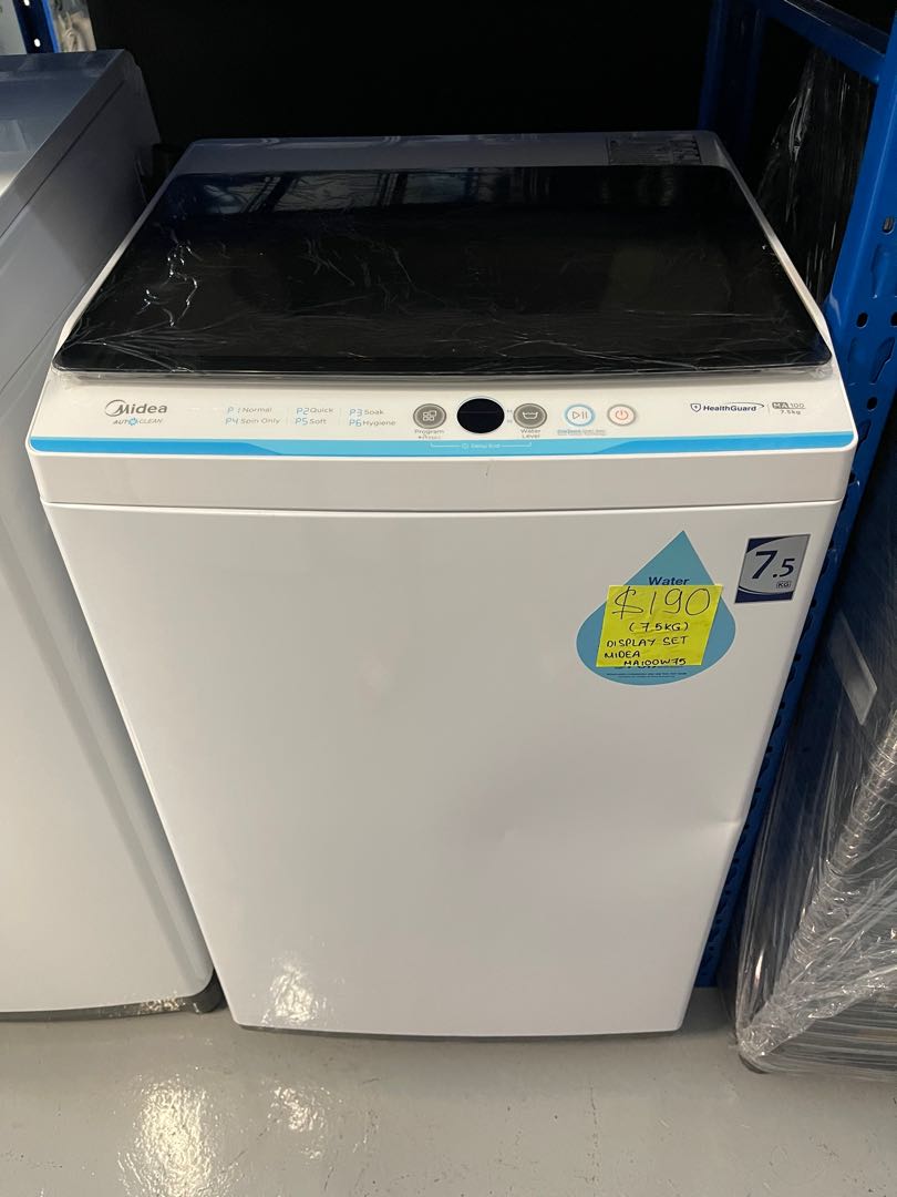 MIDEA 7.5KG TOP LOAD WASHER MA100W75 Display Set 190 Delivery add 50