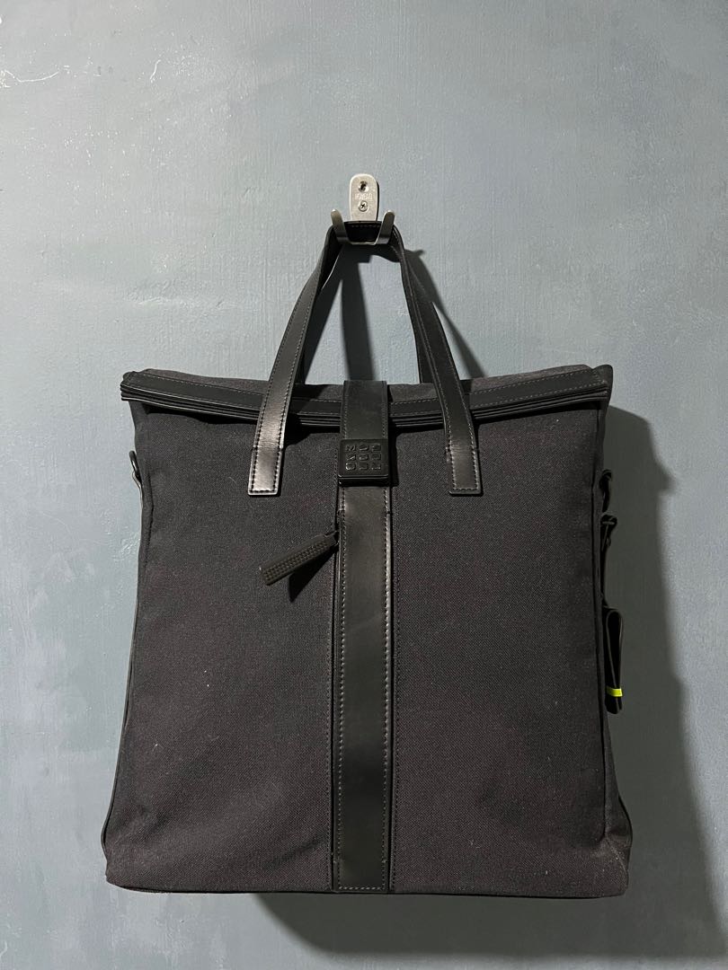 Moleskine By Bric's Roll Top Tote/Messenger Bag, Men's Fashion, Bags ...