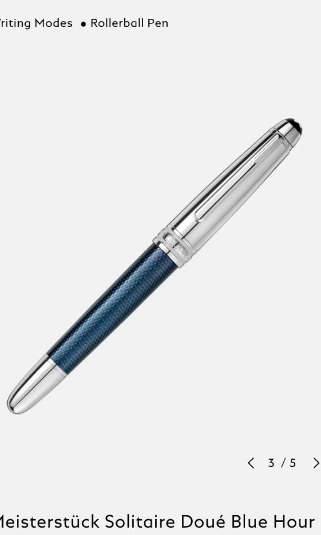 Meisterstück solitaire doué blue hour classique fountain 2025 pen
