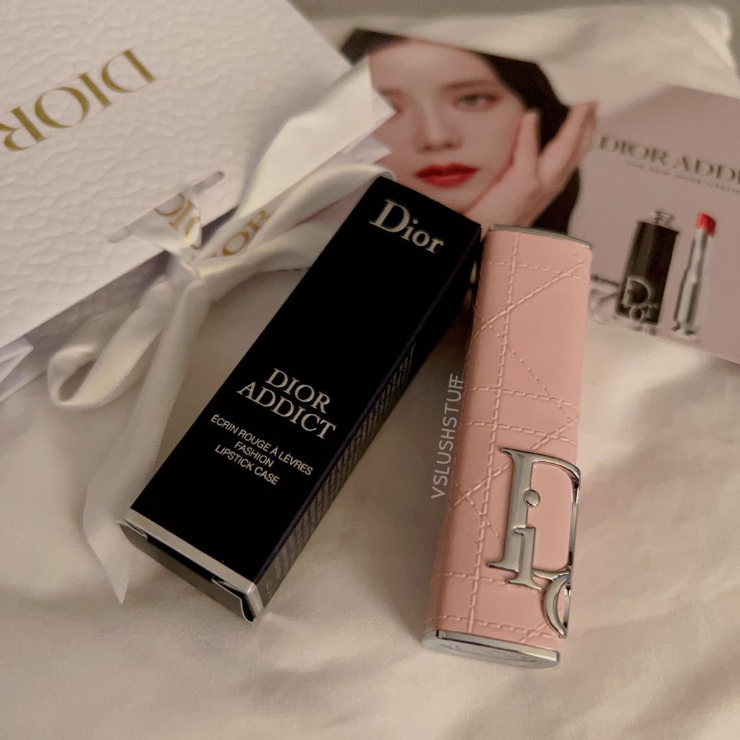 Dior Addict Lipstick Cases: Detailed Review, Dior Beauty Unboxing & Gift  With Purchase Makeup Pouch 