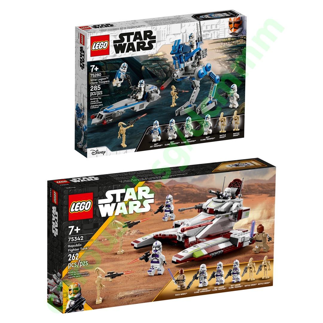 Lego 75372 Star Wars Clone Trooper & Battle Droid Battle Pack, Hobbies &  Toys, Toys & Games on Carousell