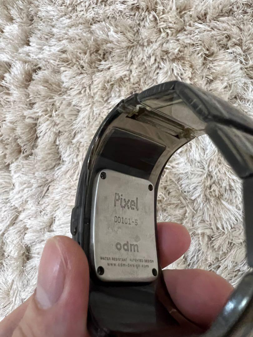 ODM PIXEL DD101 5 BLACK STRAP WATCH UNISEX Men s Fashion
