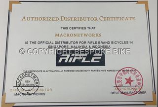 RIFLE BICYCLES (Official Distributor) Collection item 1