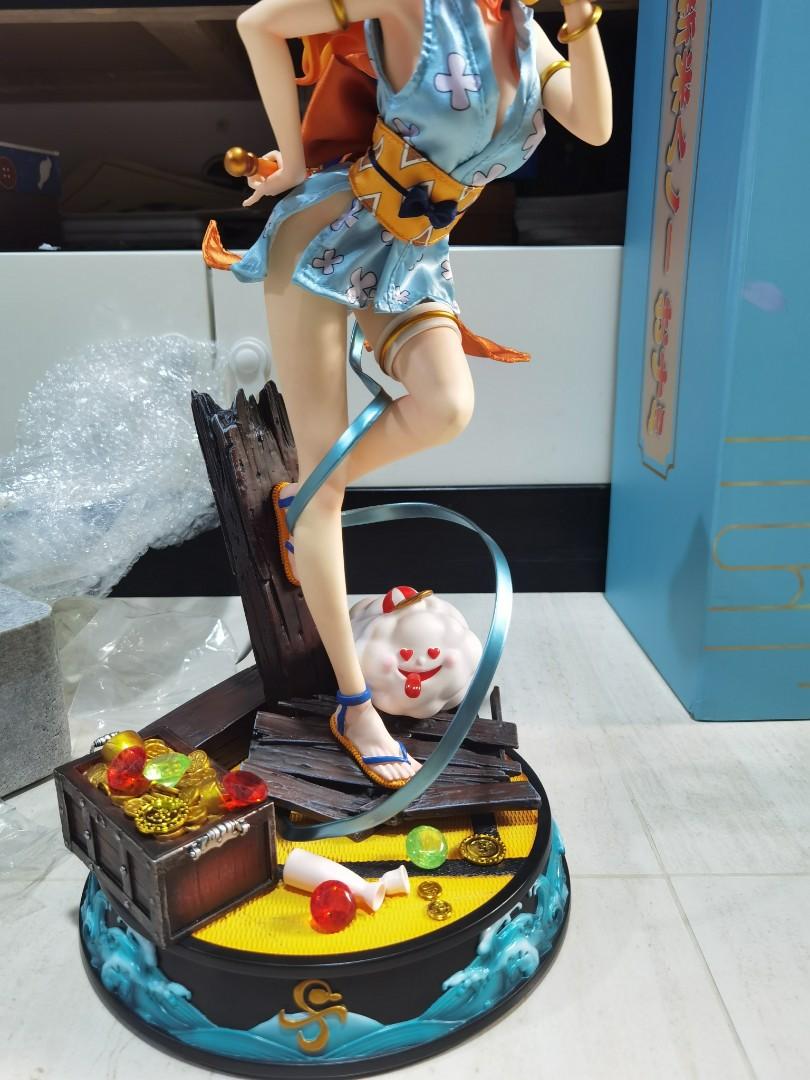 Wts/wtt One piece Nami resin statue cast off 14 scale, Hobbies & Toys