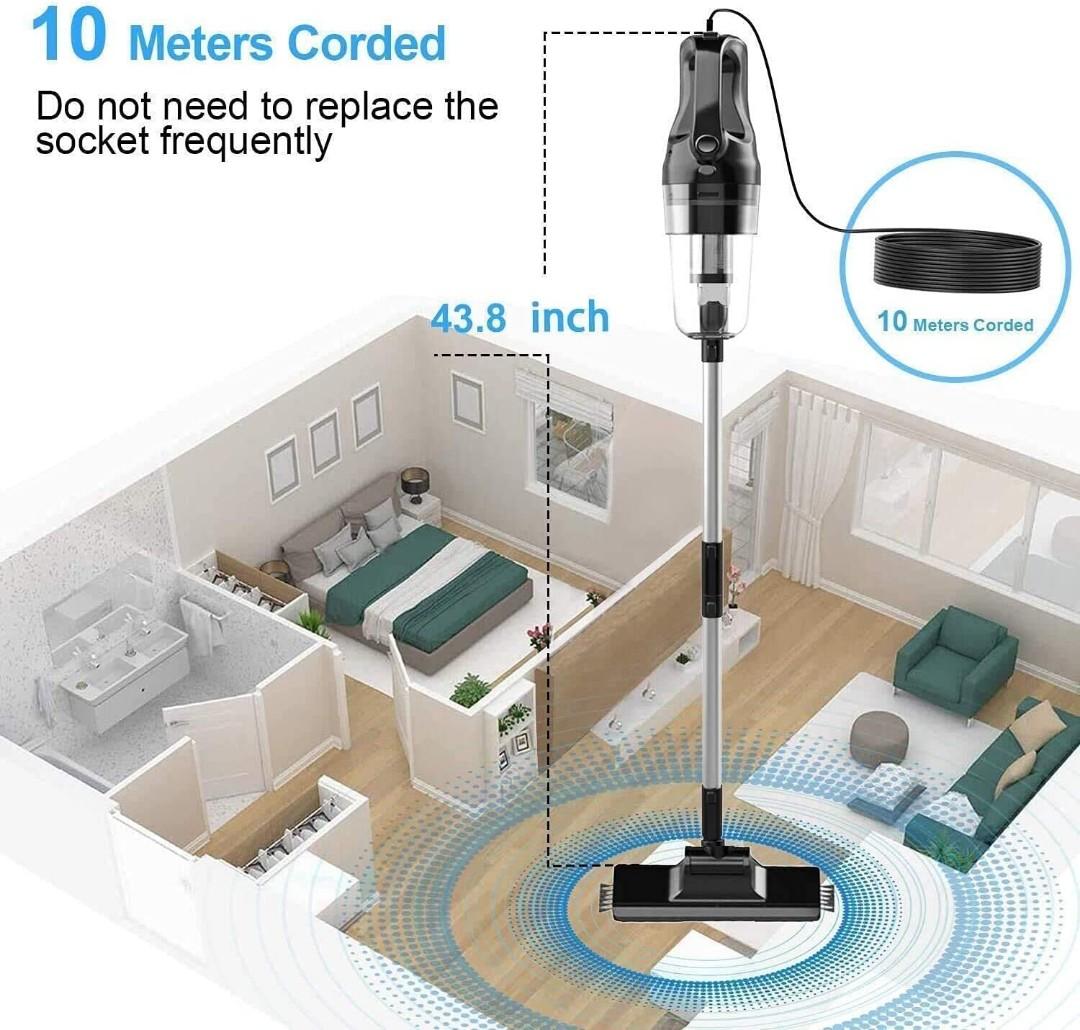 oneday Corded Handheld Stick Vacuum Cleaner 6 in 1 Lightweight Upright