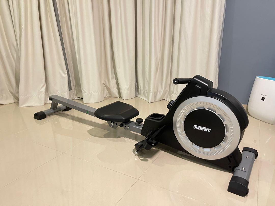 Sharper image space saving adjustable rower reviews store
