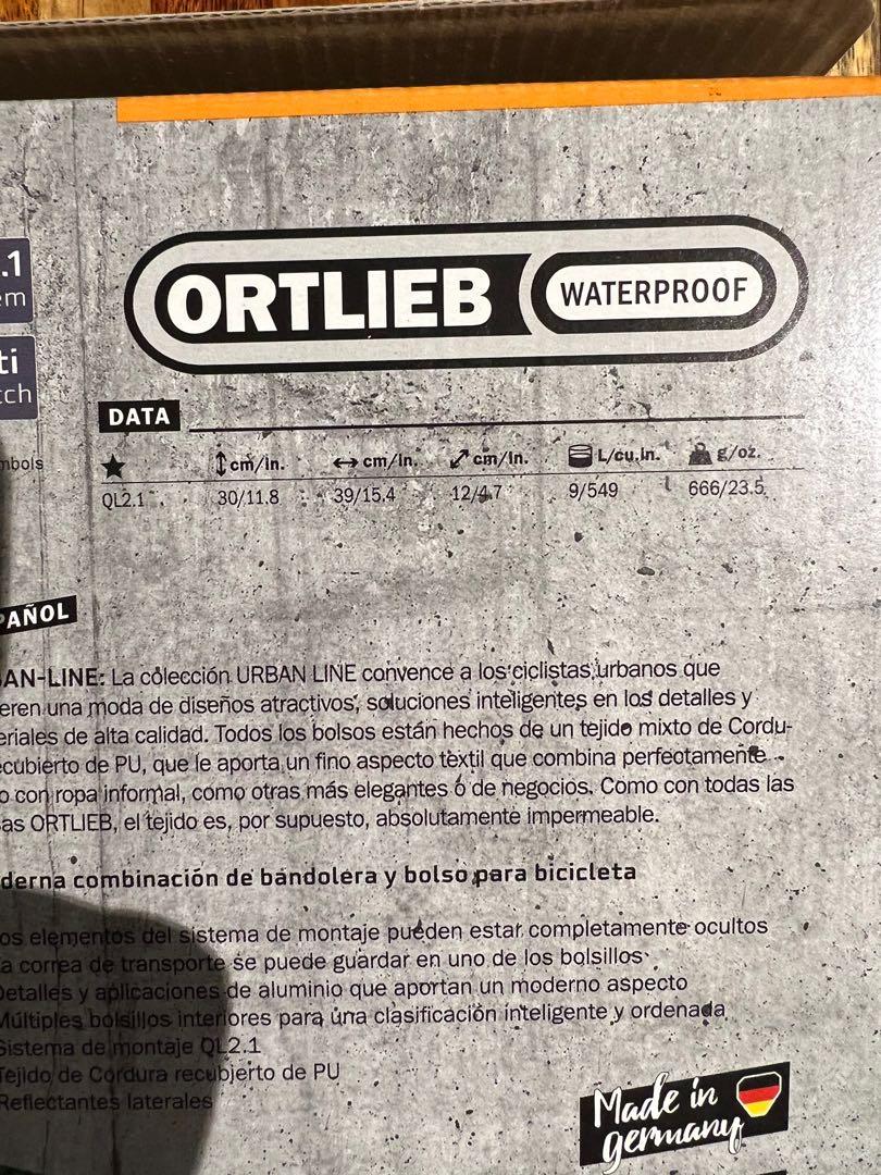 ortlieb pannier parts