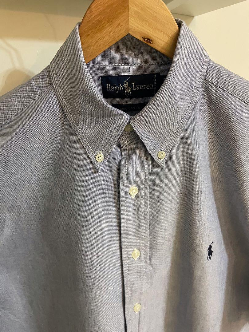 Polo chambray shirt top