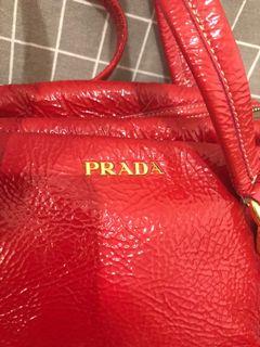 PRADA 漆皮手提 肩背包