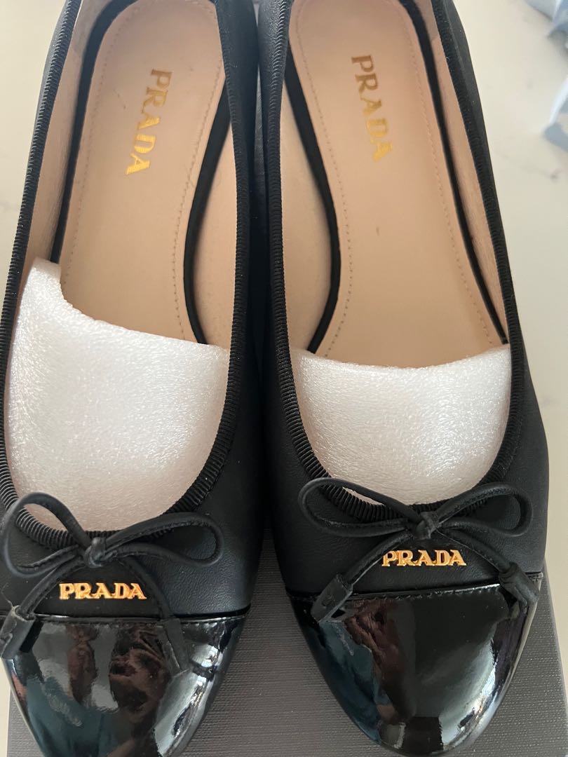 Prada Ballerina Flats, Women's Fashion, Footwear, Flats on Carousell