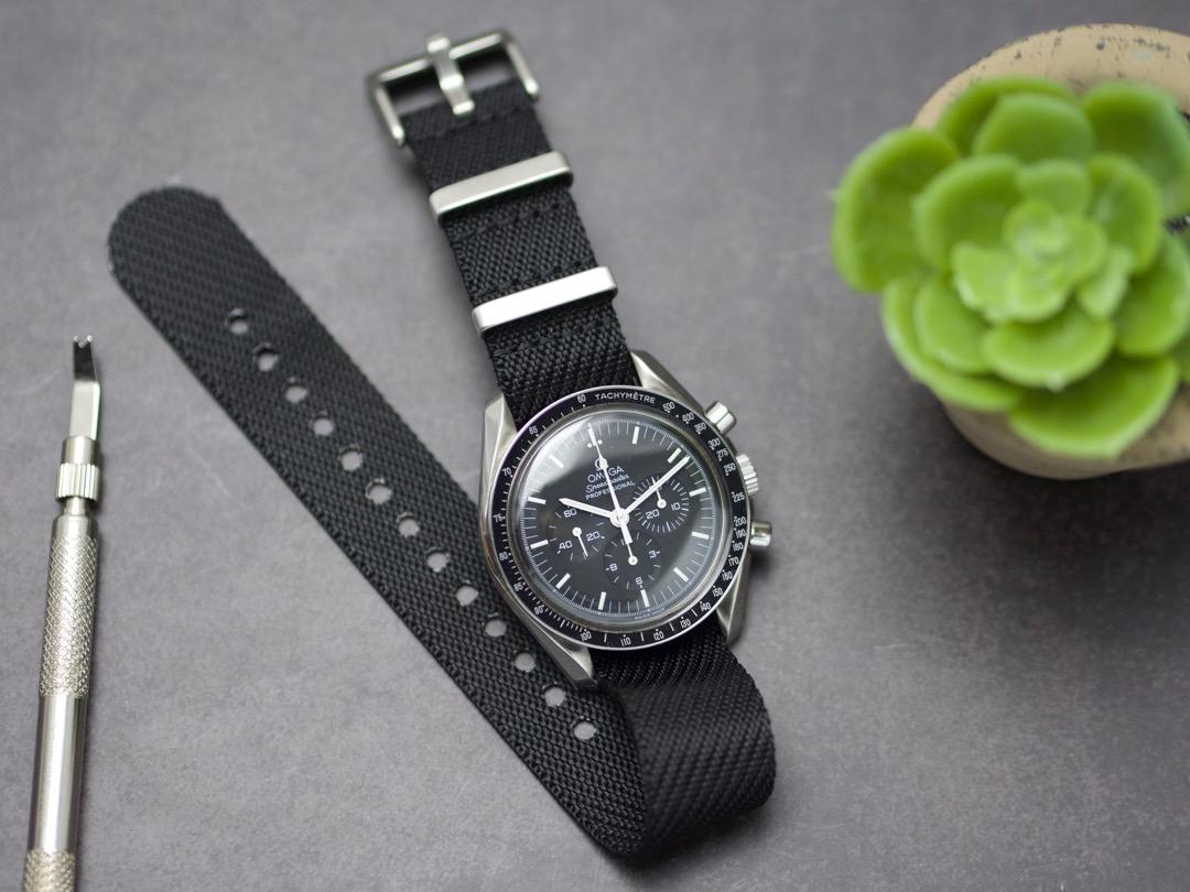 Premium Nato Watch Straps - Buff Nylon Nato Coal (Category: Luxury Watches) located in Muntinlupa City. Submitted by frewx (Listing ID 1176531149, Image 1). Description: FREE Same day delivery within Metro Manila and Laguna area or Free Shipping Nationwide (5-8days via LBC) Nato Straps P1,250 Made of fine, buff woven nylon Single Pass Nato Straps Stainless Steel Hardware 13 pin buckle holes to fit wide range of wrist sizes Leather Straps P1,750 Q