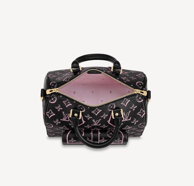 Louis Vuitton Black And Pink Bag - 25 For Sale on 1stDibs