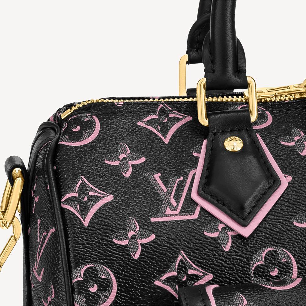 louis vuitton black and pink