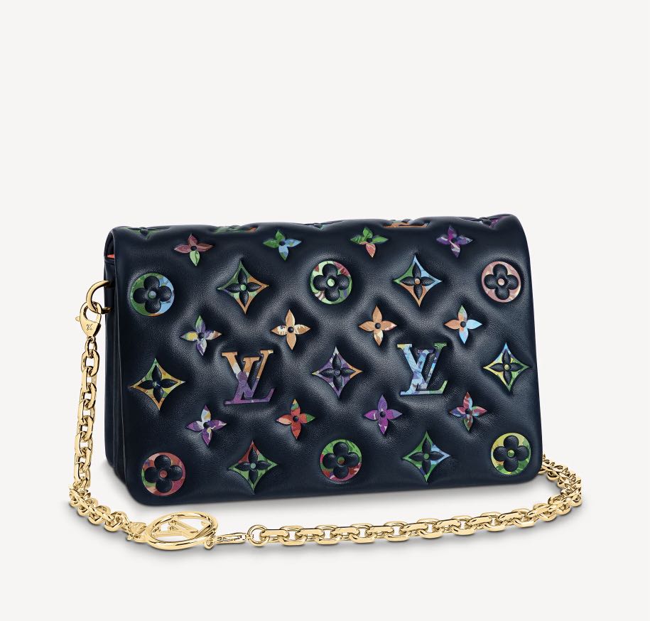 LV Pochette Vector Flower Logo Monogram, Luxury, Bags & Wallets on Carousell