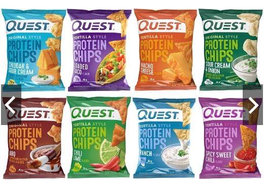 Quest Nutrition, Baked Protein Chips (32g) - 3 Flavors (Set ...