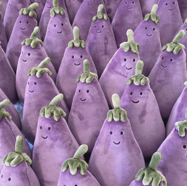 Jellycat eggplant sale