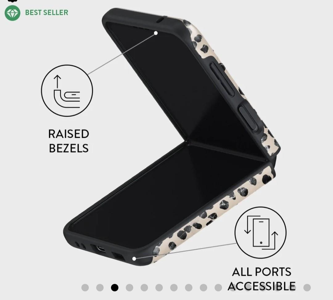 Samsung Flip 3 Burga Almond latte cute, Mobile Phones & Gadgets