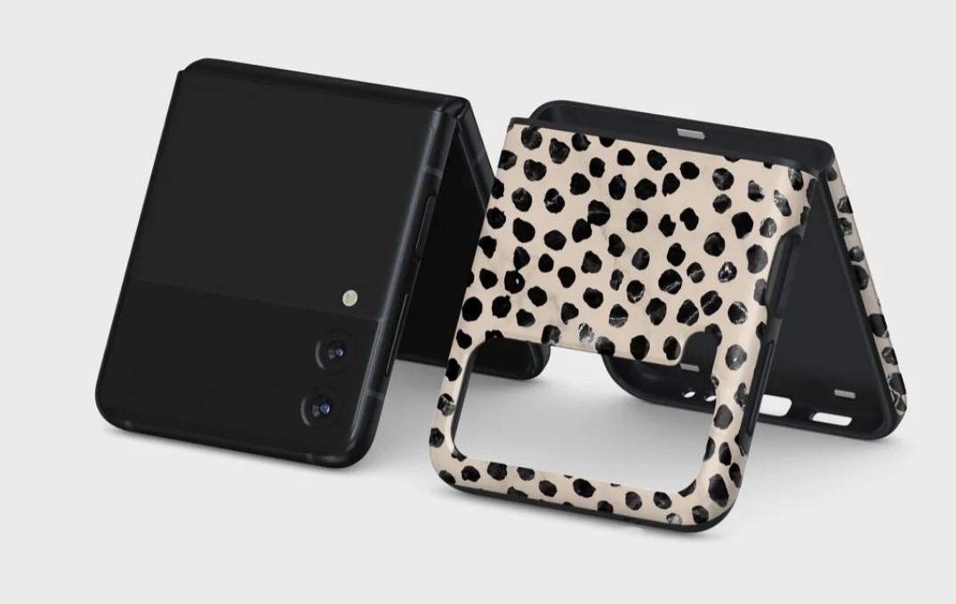 Samsung Flip 3 Burga Almond latte cute, Mobile Phones & Gadgets