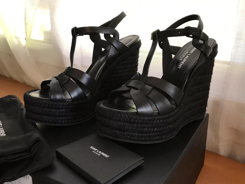 Sandales compensées yves saint laurent top