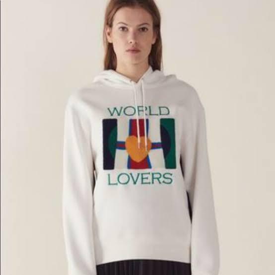 Sandro world lovers hoodie deals