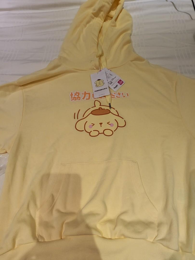 SANRIO YELLOW HOODIE, Women's Fashion, Coats, Jackets and Outerwear on
