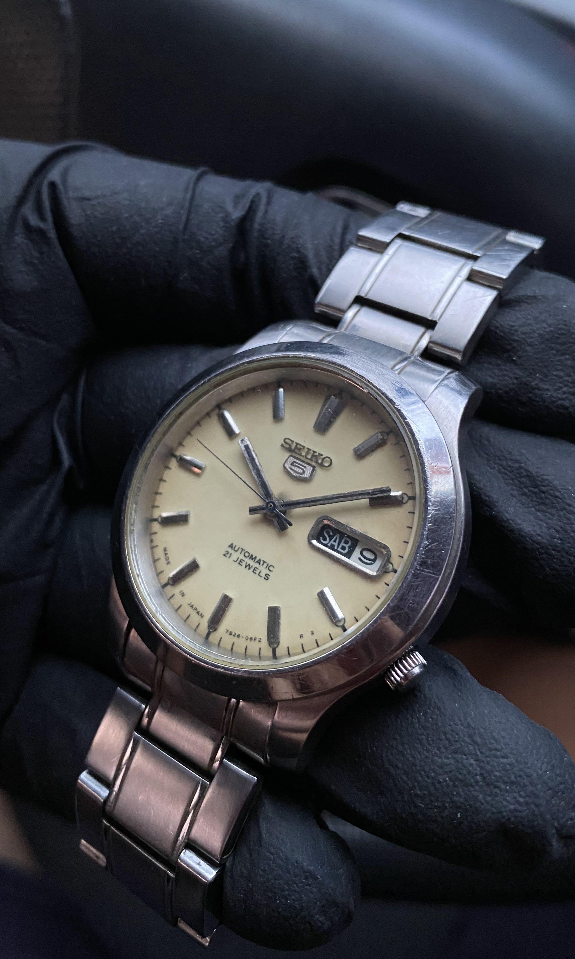 Seiko 5 transparent discount back