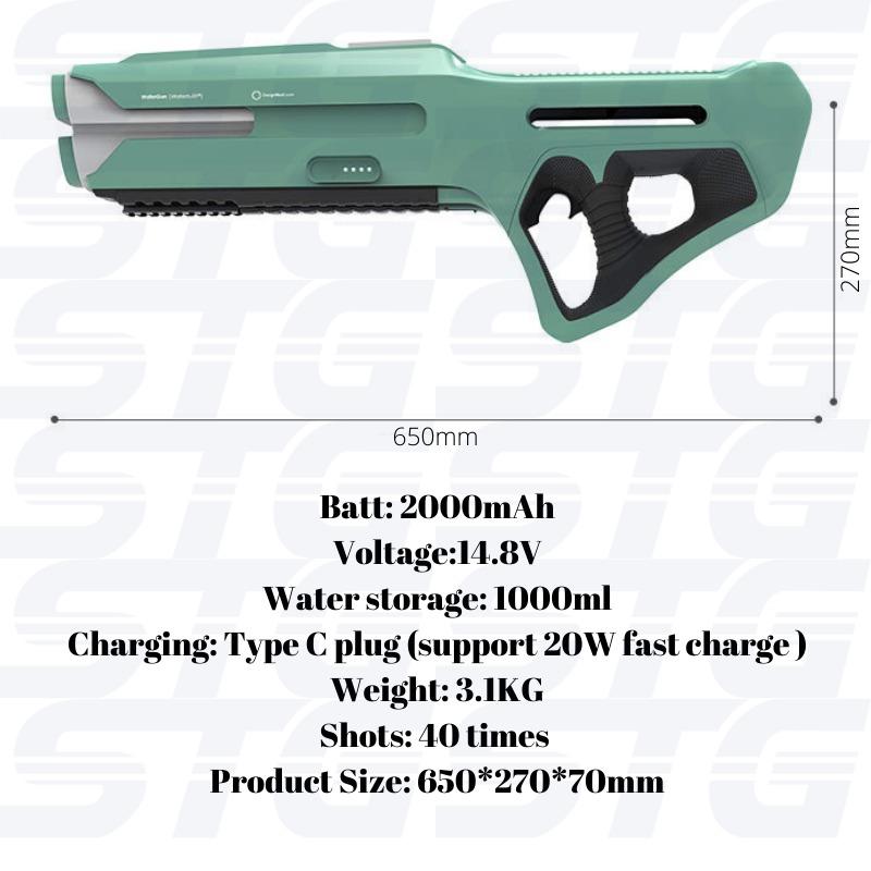 [SG Local Distributor] WATERBULLIT electric water gun/toy gun/cool gun