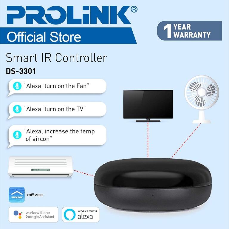 [sg stock] Prolink DS-3301 IR Remote Controller to control TV, air ...